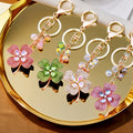 Double Crystal Four Leaf Clover Keychains in Four Colors plus Assorted view 10