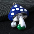 Enamel Mushroom Charm Pendant With Pearl Accent Multi Color view 6