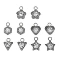 Metallic Geometric Shape Metal Charms with 11 Listed Options view 5