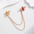 Bee Tassel Five Designs Metal Brooch Pin for Jackets and Lapels view 3