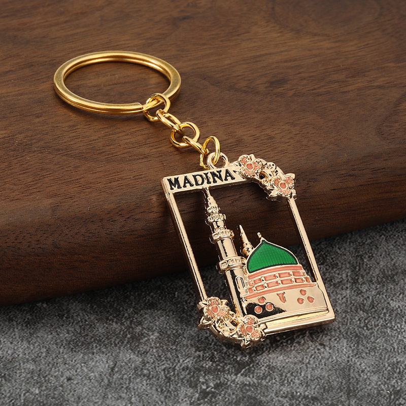 Moon Festival Zinc Alloy Keychain Bag Charm for Women