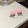 Rose Leaf Studs