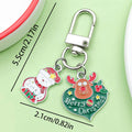 Christmas Charm Keychains in 41 Pictured Variations for Bags and Keys view 8