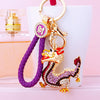 Purple-Fortune-Loop Purple-Solid-Dragon