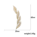 Pearl Leaf Brooch In 2 Styles With Polished Metal Details view 5