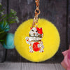 Yellow Cat-Pompom