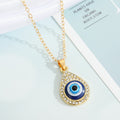 Assorted Crystal Evil Eye and Hamsa Pendant Necklaces in Twelve Designs view 10