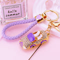 Jeweled Convertible Car Keychains in Five Colors and Sixteen Loop Options view 12