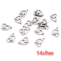 Stainless Steel Mini Charms in Twenty-Six Nature and Symbol Shapes view 9