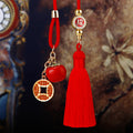 Mixed Persimmon Car Hangers in Seven Motif Combinations plus One Plain Tassel view 12