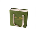Green Best Wishes Handle Bag Cream Inner Jewelry Box view 5