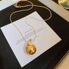 Gold Flame Necklace