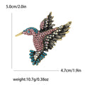 Colorful Crystal Hummingbird Brooch in Eight Colorways view 7