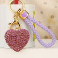 Heart, Fortune Pouch and Animal Keychains With Braided Wrist Straps view 6