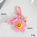 Acrylic Flower Bell Keychain With Metal Chain And Ring view 3