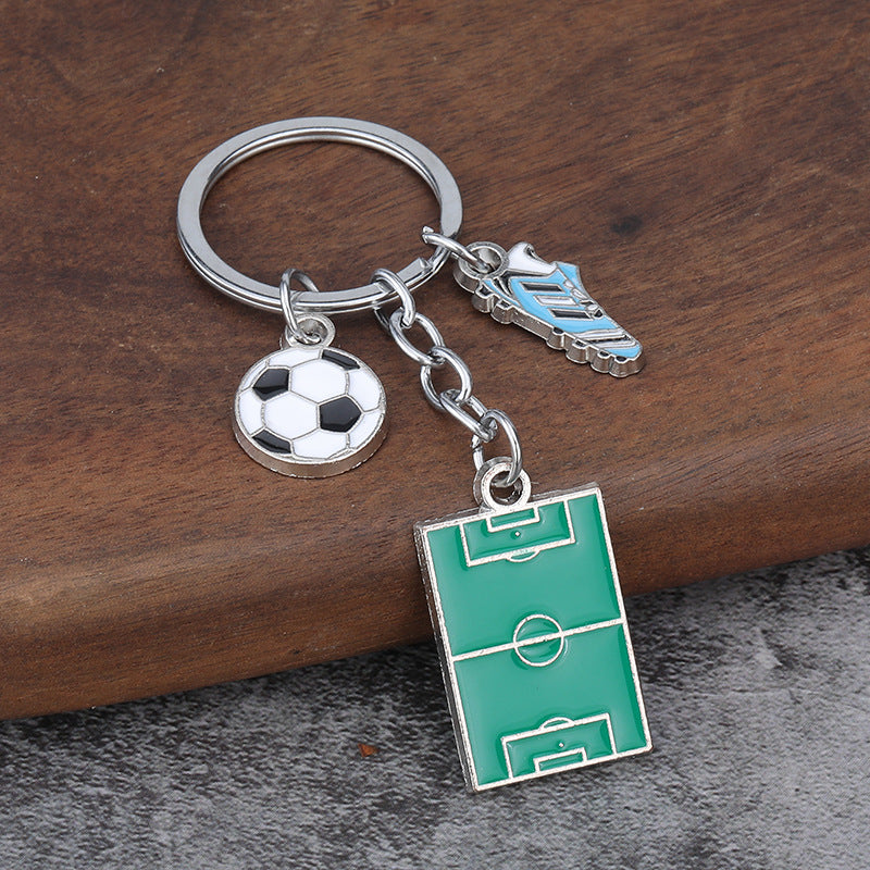Badminton Shuttlecock Zinc Alloy Keychain Gift for Friends and Awards