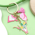 Flower Charm Keychains in 25 Pictured Variations for Bags and Keys view 2