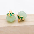 Green Four-Leaf Clover and Pumpkin Glossy Charms with 34 Listed Options view 11