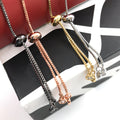 Valentine Metallic Adjustable Bracelet Metal Charms with 5 Listed Options view 4