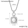 Turquoise and Imitation Pearl Square Jewelry Collection view 11
