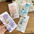 Shell Starfish Pearl Five Piece Hair Clip Sets Four Colors view 4