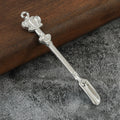 Crown Metal Mini Scoop Charm Pendant in Six Color Finishes view 9