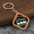 Moon Festival Zinc Alloy Bag Charm Keychain for Women