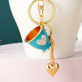 Heart Cup Keychains in Red Blue Pink and Assorted Color Options view 7