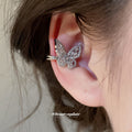 Crystal Butterfly Clip-On Earrings in Two Accent Styles view 3