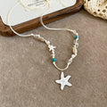 Beach Starfish Shell Bead Bracelets Necklaces Five Styles view 9