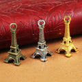 Vintage Metal Eiffel Tower Pendant in Multiple Finish Options for Jewelry Making view 1