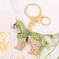 Rhinestone Horse Keychain Gold Clasp Five Color Options view 7