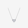 Silver Crystal Heart Studs Necklaces And Bracelets Six Styles view 5