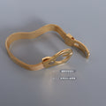 Mesh Band Bracelet Magnetic Belt Buckle Clasp Design view 2