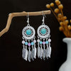 Pastel Circle Feathers