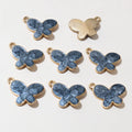 Colorful Enamel Butterfly Charms in Seven Assorted Options view 7