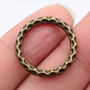 Antique Bronze 24x24x3.4mm