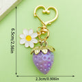 Flower Charm Keychains Featuring Flower Across 21 Pictured Variations view 6