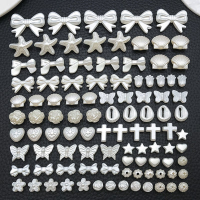 Printed detail graphic for the shell and bow beads