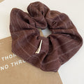 Herringbone Fabric Scrunchie And Headband 2 Styles view 6