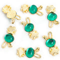 Crystal Bunny Charms in Nine Colors and Two Metal Tones view 12
