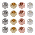 Round Seamless Metal Spacer Beads in Four Finishes for Jewelry Making view 5