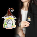 Flower Enamel Metal Brooch Pin for Jackets and Lapels view 4