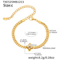 Crystal Six Petal Flower Necklace and Bracelet Collection view 10