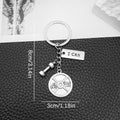 Eight Antique Silver Fitness Equipment Metal Keychain Designs view 9