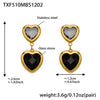 Black Gold Earrings