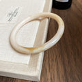 Slim Round Resin Closed Bangle Bracelet In Eight Colors view 9