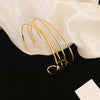 Gold Wavy Lines