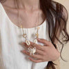 Cream Cowrie Bow