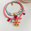 Multicolor Charm Necklace